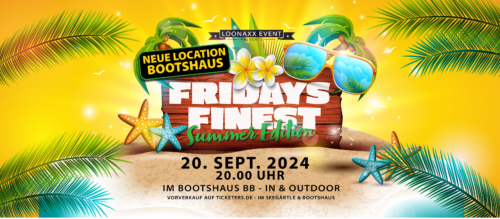 Fridays Finest Party ist zurück aus der Sommerpause in neuer Location