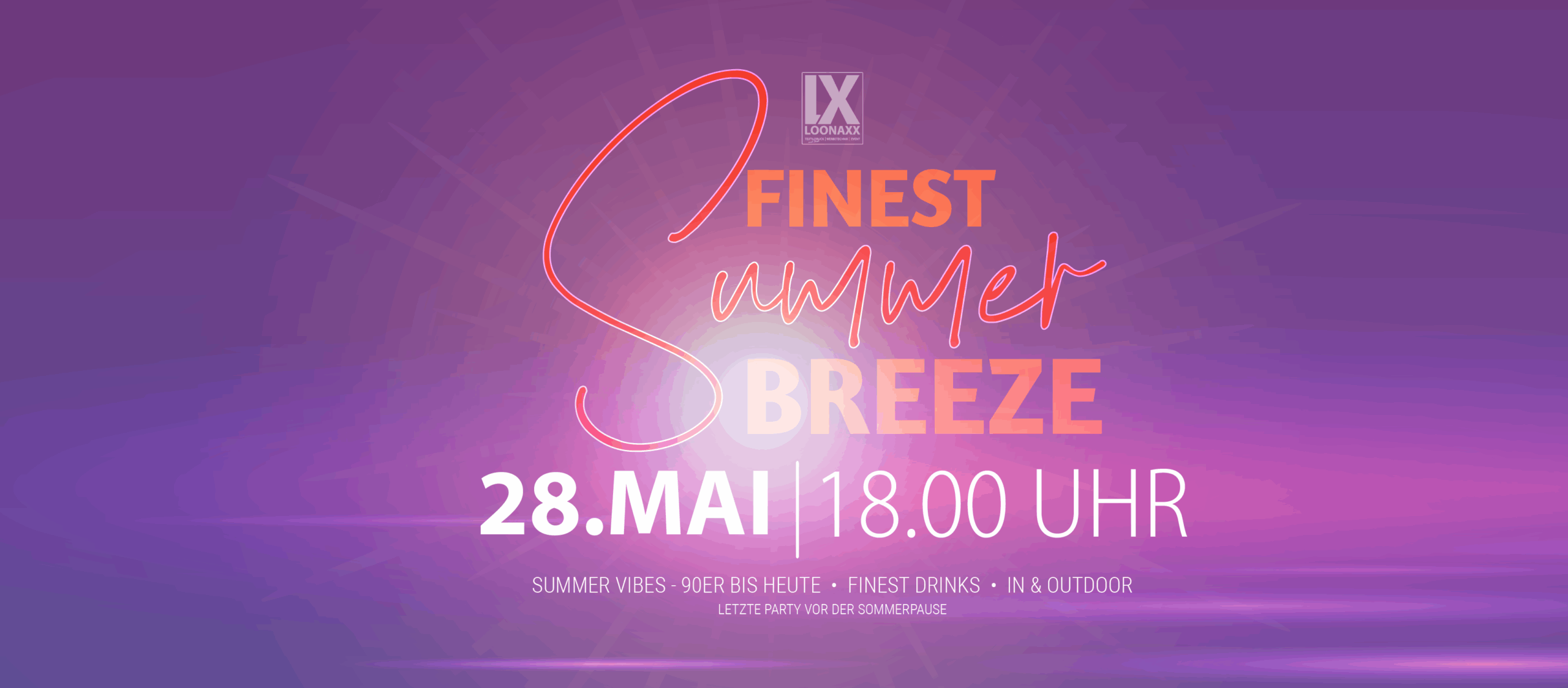 Summer Breeze Party. Wir starten in den Sommer